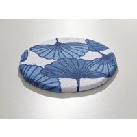 Badgarnitur mit Ginkgoblätter-Motiv von Webana