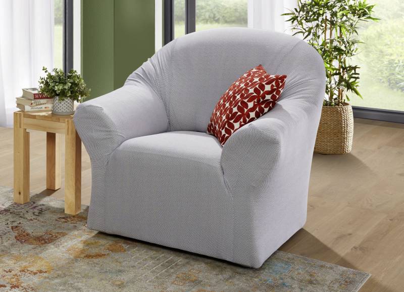 Bi-elastische Stretchbezüge aus dem Hause Webana, Größe 112 (Stuhlbezug, 2er-Set), Natur von Webana