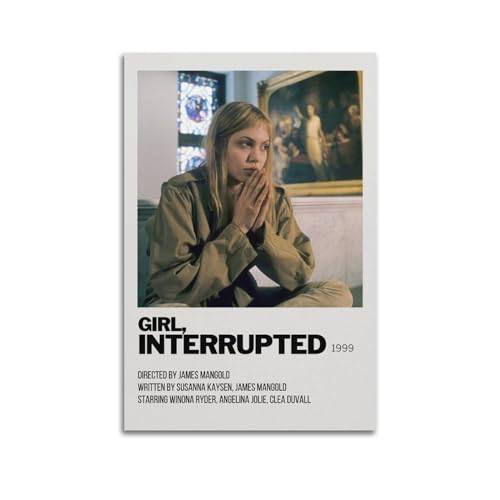 WebeRt Poster "Girl Interrupted", Kunst, Leinwand, Heimdekoration, Druck, Schlafzimmer, Wohnzimmer, Studio, Wanddekoration, Geschenk, Poster, 30 x 45 cm, ungerahmt von WebeRt