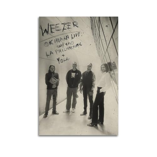 Weezer PinkertonKreatives Poster auf Leinwand, Wanddekoration, Kunstdruck, Dekoration, Büro, Zuhause, Schlafzimmer, Poster, Geschenk, 20 x 30 cm, ungerahmt von WebeRt