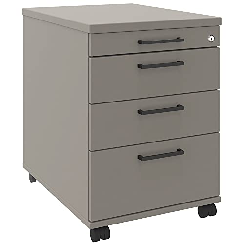 Profi Rollcontainer 60cm tief Cubanitgrau Rollschrank Büro Container Optima von Weber Büro