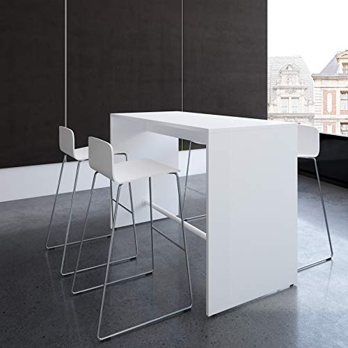 Stehtisch Light 160 x 70 cm groß im edlen Weiß Bartisch Tresentisch Theke von Weber Büro