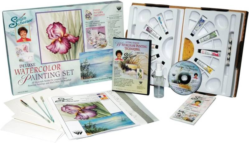 Weber GmbH Aquarellfarbe Susan Scheewe Deluxe Watercolor Painting Set Aquarell-Komplettset von Weber GmbH