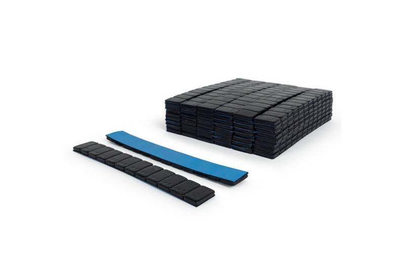 Weber GmbH Reifenmontagemaschine Klebegewichte schwarz für Alufelgen / Box á 50 Riegel 12 x 5 g, aus Stahl, zum Auswuchten von Aluminiumfelgen von Weber GmbH