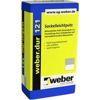 Weber.dur 121 Sockelleichtputz 1mm 30kg von WEBER SAINT GOBAIN