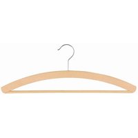 Holz-Kleiderbügel 42 cm 3er-Pack mit Steg gewachst von Weber