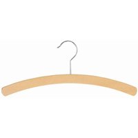 Holz-Kleiderbügel 42 cm 3er-Pack ohne Steg gewachst von Weber
