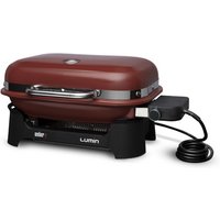 WEBER Elektrogrill »Lumin Compact«, BxT: 58,5 x 42 cm, Gusseisen (emailliert) - rot von Weber