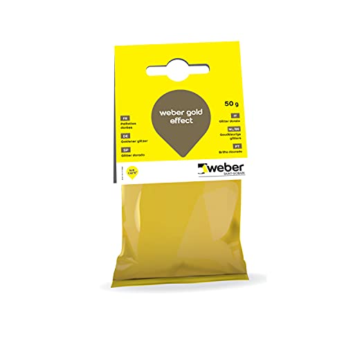 WEBER Weber Gold Effect Glitzer, 50 g, zum Hinzufügen eines Fliesenfugenmörtels von Weber