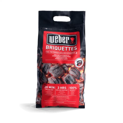 Weber 17590 Briketts, Schwarz, 4 kg von Weber