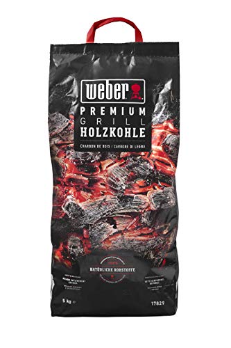 Weber 17829 Premium Holzkohle 5 kg von Weber