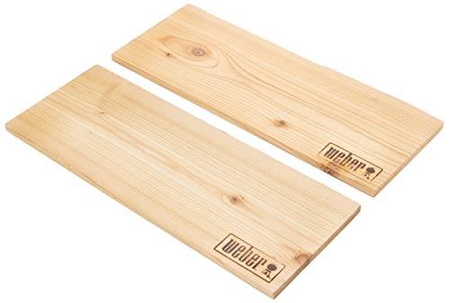 Weber Zendernholz Räucherbretter - Groß (40 x 15cm), 2er Pack, süßes, mildes Aroma, ideal für Käse, Gemüse, Fisch und Geflügel, aus natürlichen Holzarten (17831) Weber Zendernholz Räucherbretter - Groß (40 x 15cm), 2er Pack, süßes, mildes Aroma, ideal für Käse, Gemüse, Fisch und Geflügel, aus natürlichen Holzarten (17831) von Weber