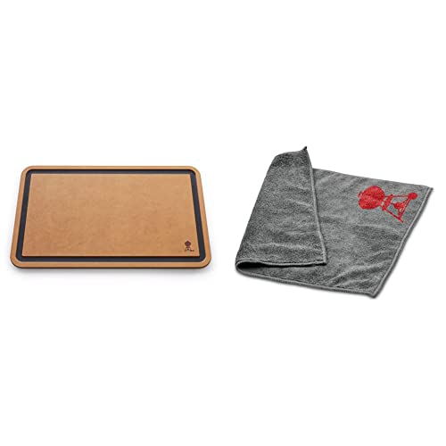 Weber 7005 Schneidebrett, 45 x 28 cm, passend für das SmokeFire Seitentisch-Zubehör & 17689 Mikrofasertuch, Reinigung, polieren, grau, 25.0 x 6.0 x 9.0 cm Weber 7005 Schneidebrett, 45 x 28 cm, passend für das SmokeFire Seitentisch-Zubehör & 17689 Mikrofasertuch, Reinigung, polieren, grau, 25.0 x 6.0 x 9.0 cm von Weber