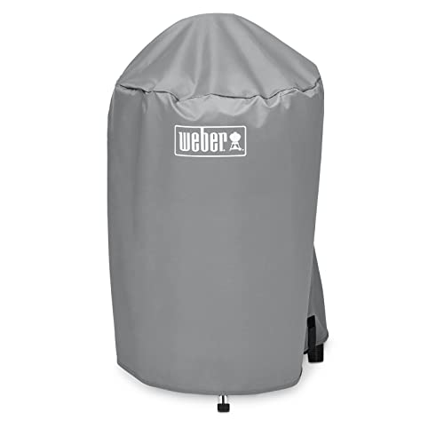 Weber Available 7175 18 Inch Charcoal Kettle Grill Cover, Schwarz, 81.3 x 47 x 61 cm von Weber