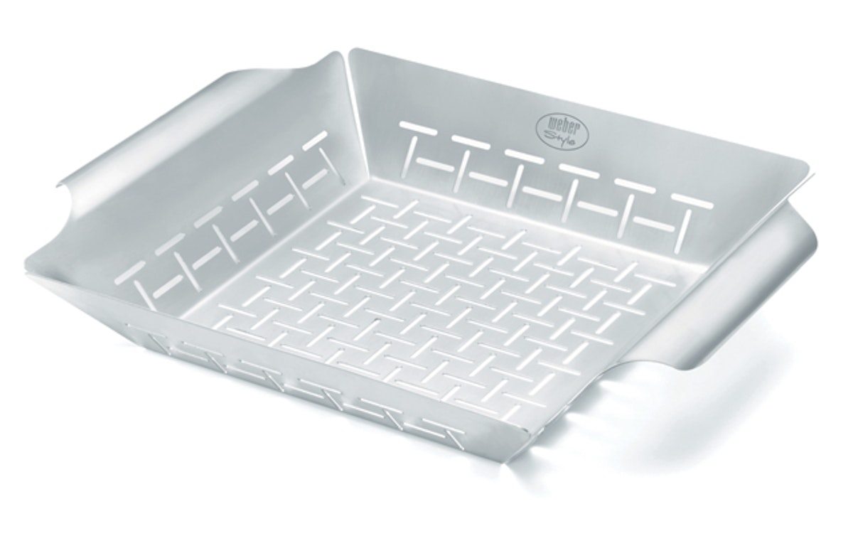 Weber Deluxe Gemüsekorb - groß, Edelstahl Weber Deluxe Gemüsekorb - groß, Edelstahl von Weber