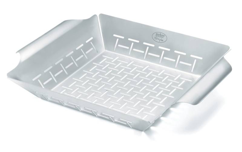 Weber Deluxe Gemüsekorb - groß, Edelstahl von Weber