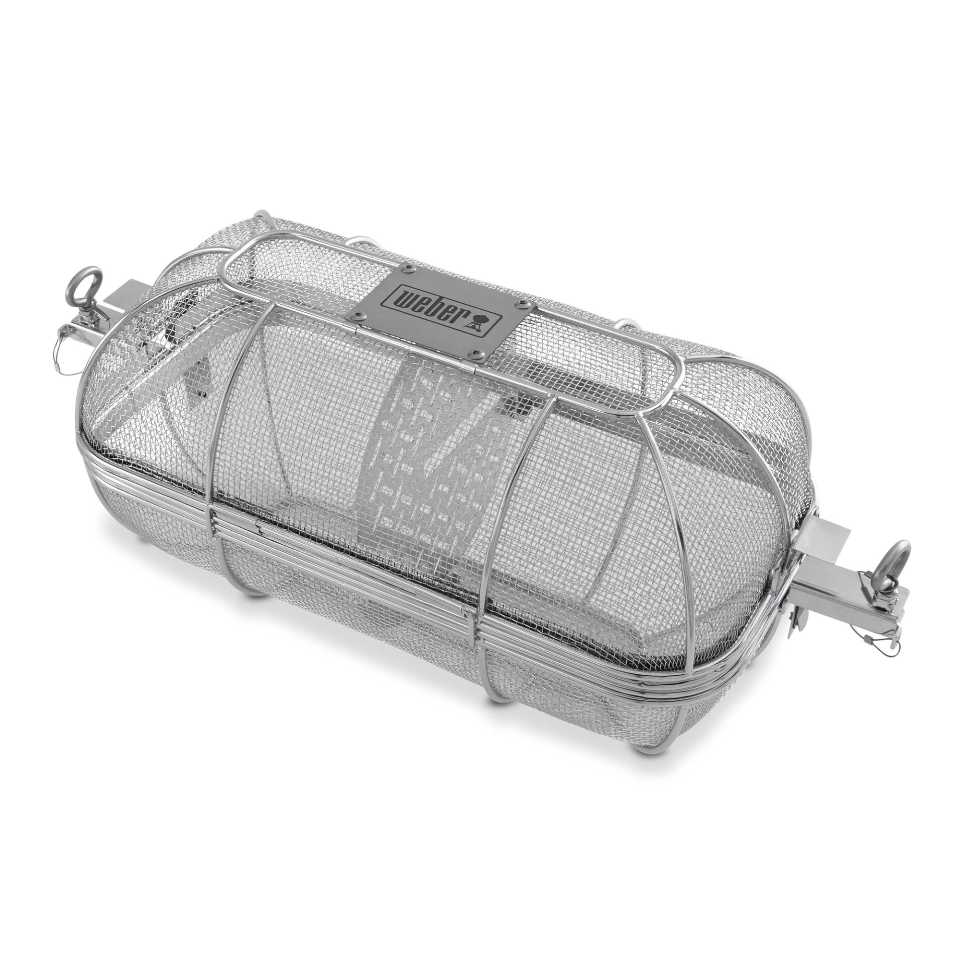 Weber Drehspießkorb 'Crafted Gourmet BBQ System' Edelstahl 18,9 x 48,1 x 20 cm von Weber