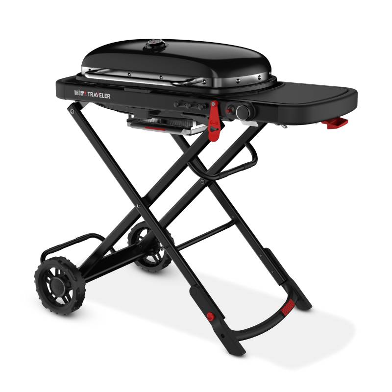 Weber Gasgrill 'Traveler, Stealth Edition' schwarz 110,8 x 94,5 x 58,4 cm von Weber