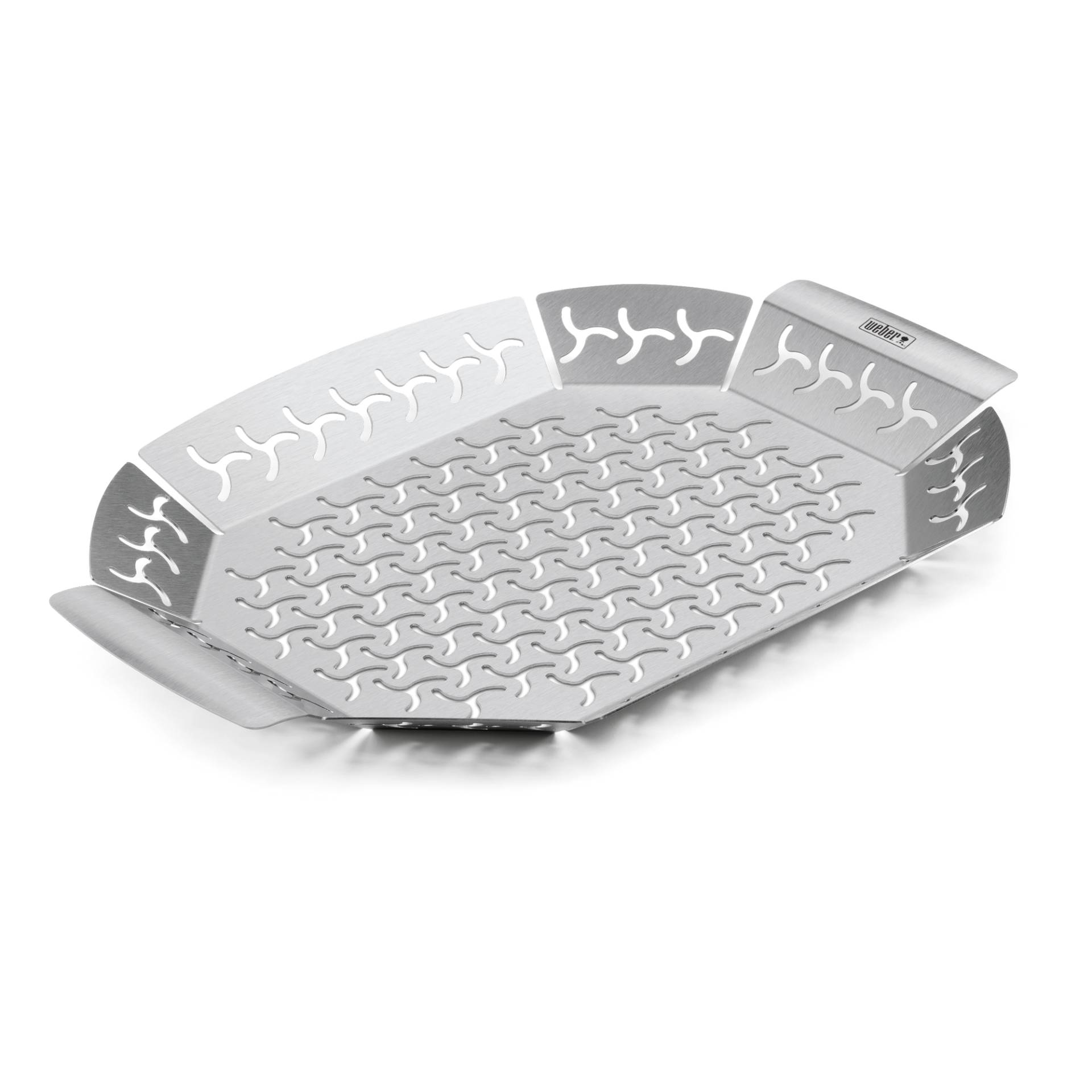 Weber Grillkorb 'Premium' groß Edelstahl 36,5 x 26,4 cm von Weber