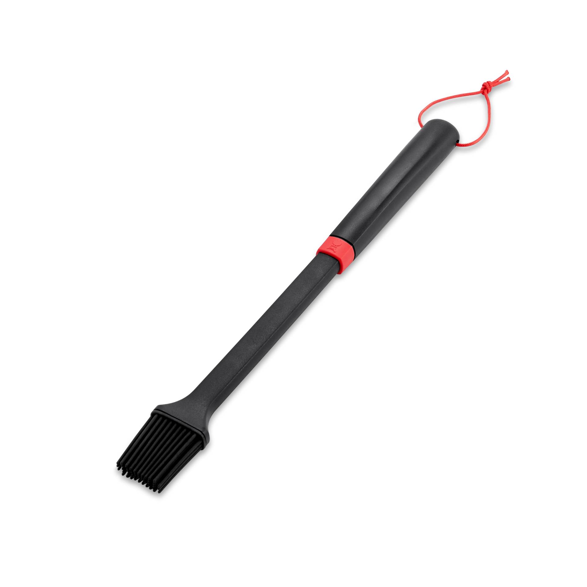 Weber Grillpinsel schwarz 40 cm, mit Silikonborsten von Weber