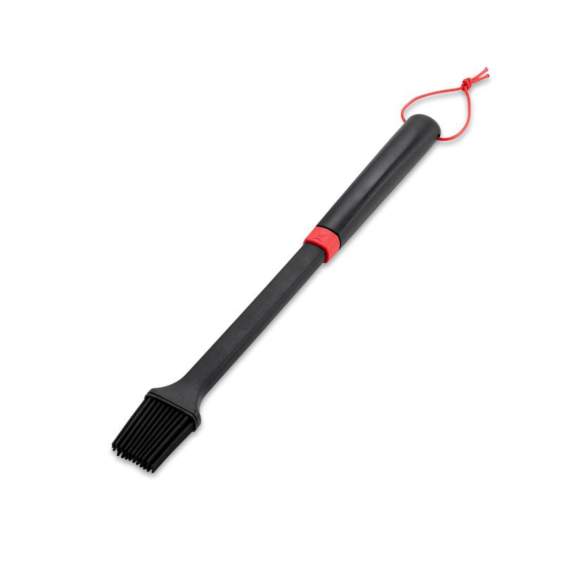 Weber Grillpinsel schwarz 40 cm, mit Silikonborsten von Weber