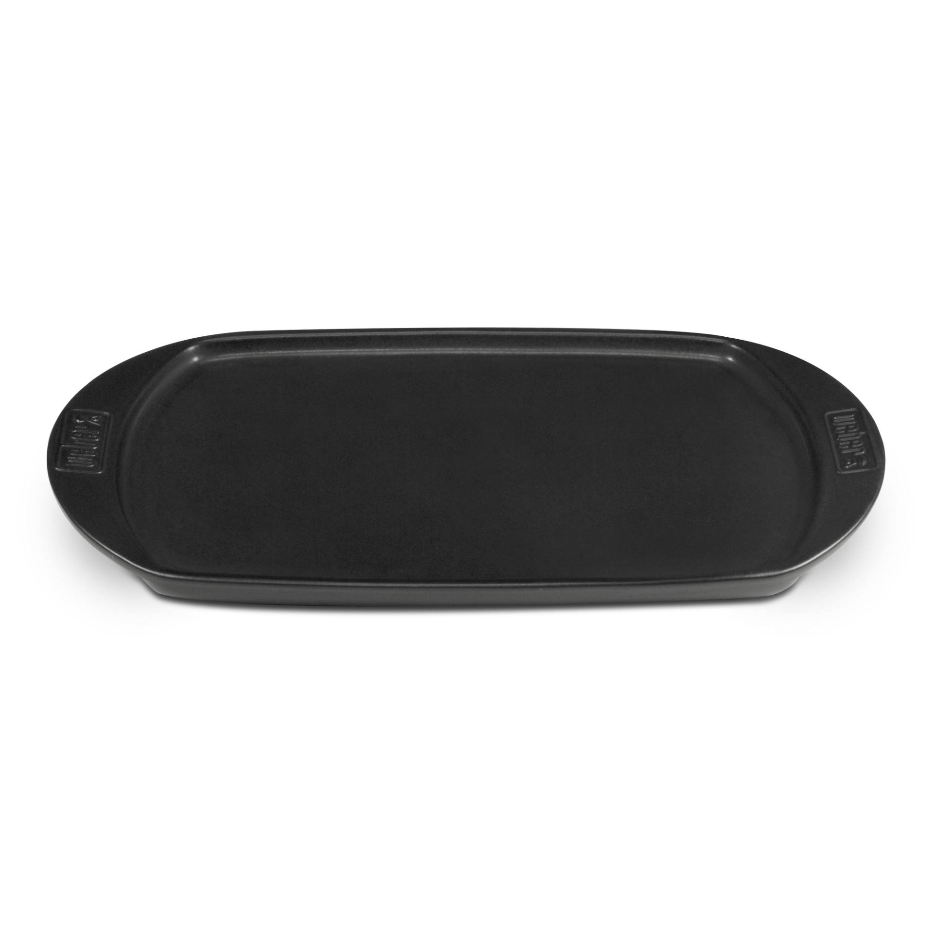 Weber Grillplatte Keramik schwarz 40 x 22 cm von Weber