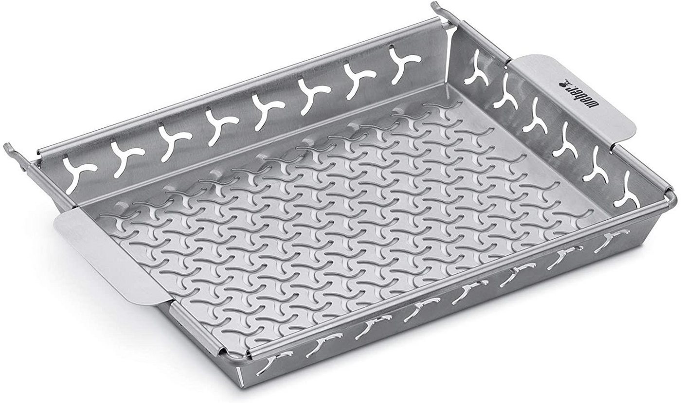Weber Holzkohlegrill Weber ETGS Grillkorb mit Halter, Edelstahl, Weber Grill Weber Holzkohlegrill Weber ETGS Grillkorb mit Halter, Edelstahl, Weber Grill von Weber