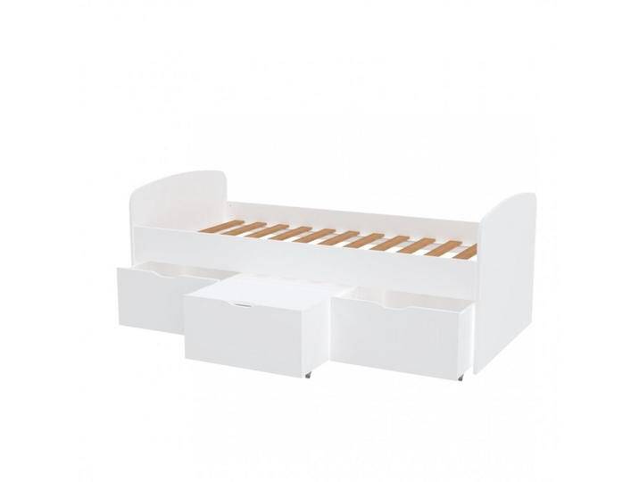 Weber Industries KINDERBETT, Weiß, Holz, Uni, 1-Sitzer, 2 Schubladen, Rechteckig, 90x190 cm, Kinder- & Jugendzimmer, Kindermöbel, Kinderbetten, Kindereinzelbetten von Weber
