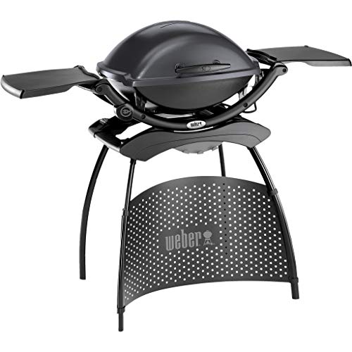 Weber Q 2400 Grill, 2200 W, Grau, rechteckig, Aluminium, Edelstahl, 68 cm l x 130 cm w x 130 cm h von Weber