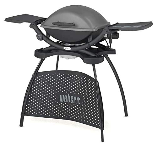 Weber Q 2400 Grill, 2200 W, Grau, rechteckig, Aluminium, Edelstahl, 68 cm l x 130 cm w x 130 cm h von Weber