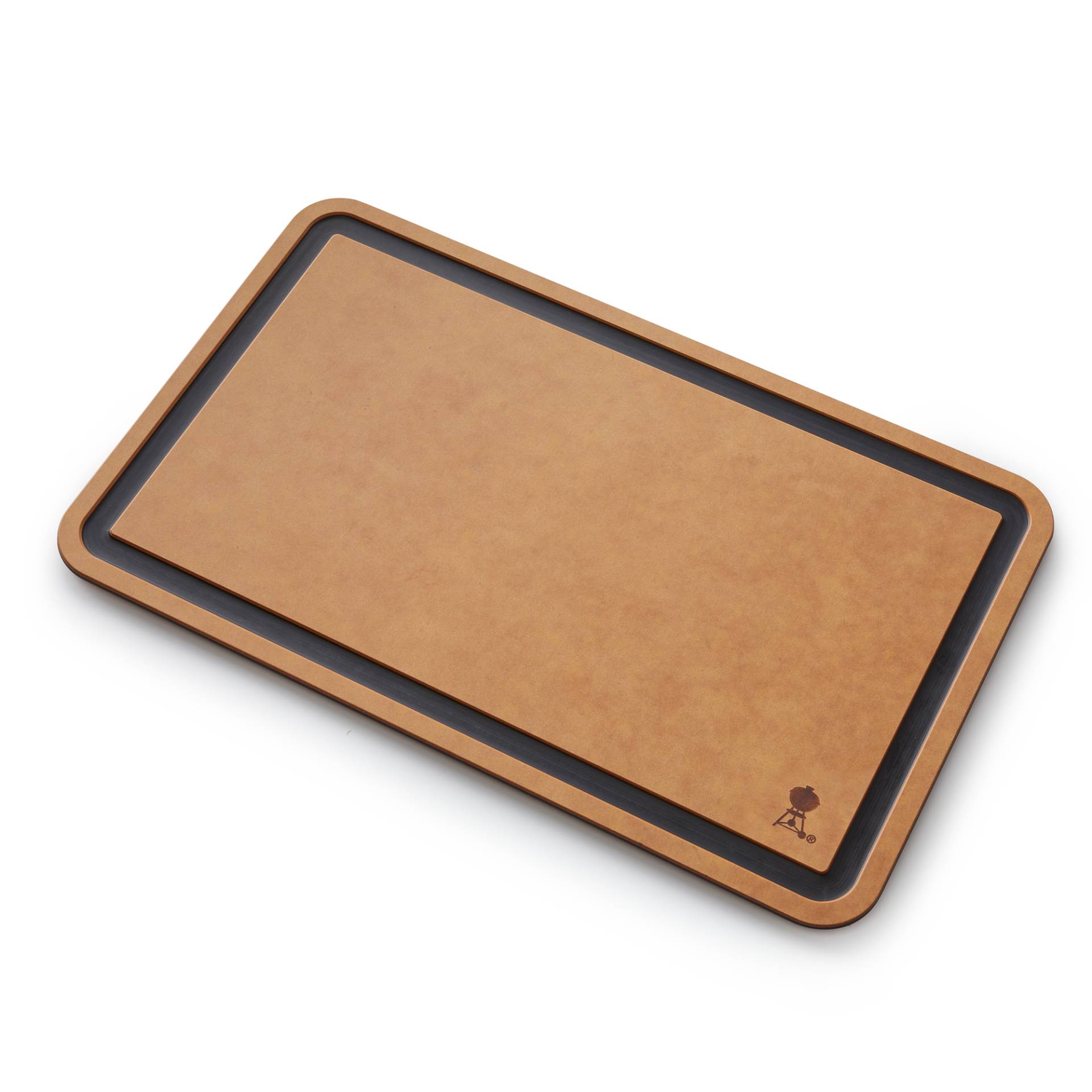 Weber Schneidebrett braun 44,8 x 27,2 cm mit Saftrille Weber Schneidebrett braun 44,8 x 27,2 cm mit Saftrille von Weber