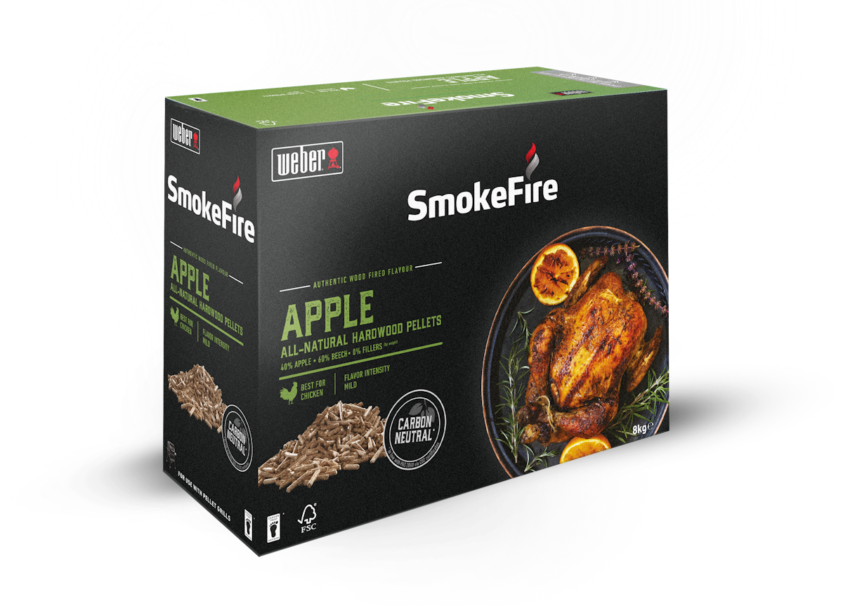 Weber Holzpellets 100 % natürlich Apfelholz 8 kg Weber Holzpellets 100 % natürlich Apfelholz 8 kg von Weber