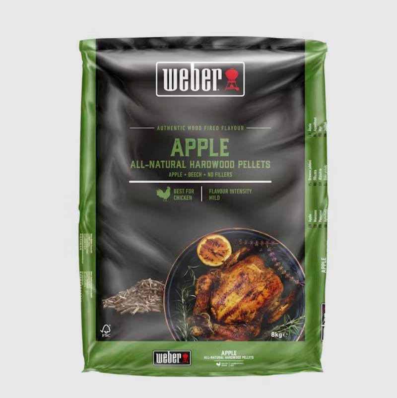 Weber Holzpellets 100 % natürlich Apfelholz 8 kg von Weber