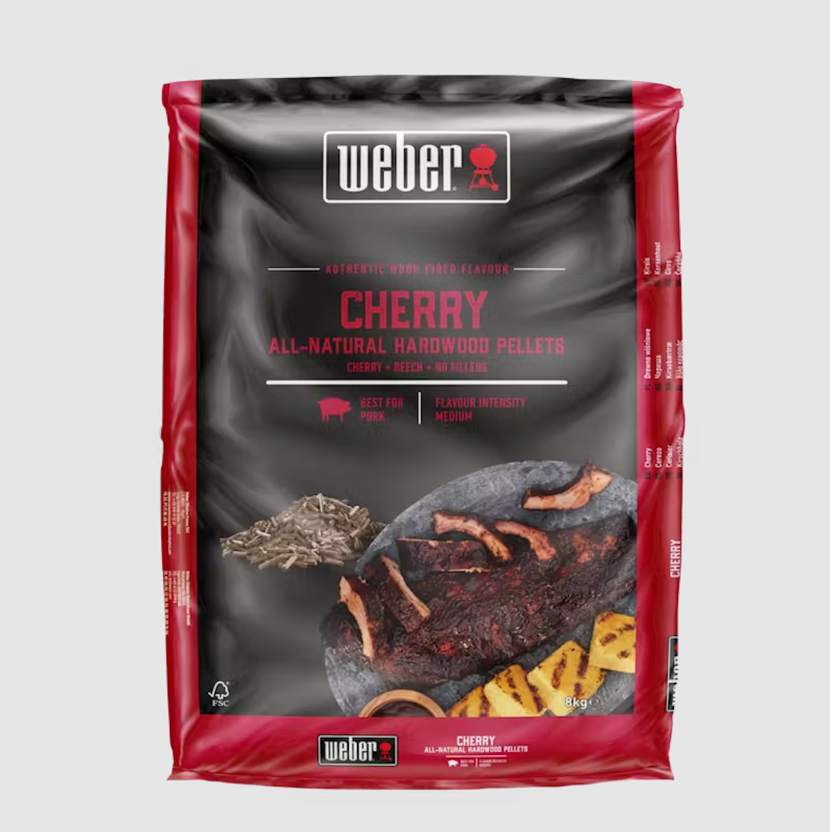 Weber Holzpellets 100 % natürlich Kirschholz 8 kg Weber Holzpellets 100 % natürlich Kirschholz 8 kg von Weber