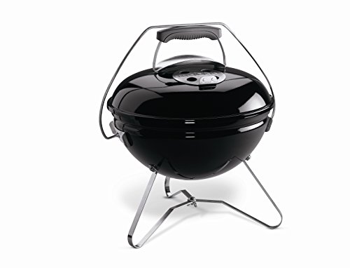 Weber Smokey Joe Premium Holzkohlegrill mit Tragebügel, 37 cm, Schwarz (1121004) von Weber