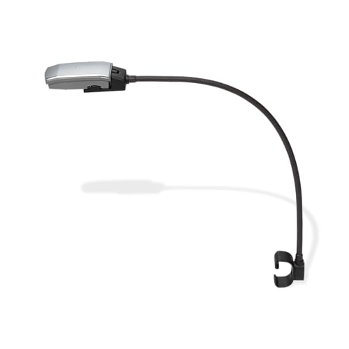 Weber Works Flexible Lampe, passend für alle Slate und Spirit (2025) Modelle, helles LED-Licht mit flexiblem Arm - Schwarz - Silber (3400518) von Weber