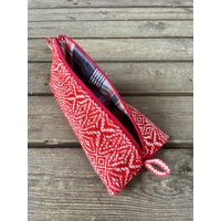 Handgewebtes Mäppchen - Jedes Ist Ein Unikat von WebereiGarnwerkstatt