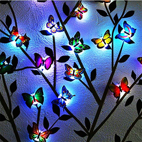 24Pack Led Schmetterling 3d Leuchtende Schmetterlinge, Kinderzimmer Led Leuchtend Wand Deko 24Pack Led Schmetterling 3d Leuchtende Schmetterlinge, Kinderzimmer Led Leuchtend Wand Deko von wecan