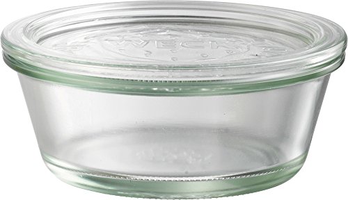 6 x 300 ml Weck Gourmet vetro barattolo di Forma di/antipasti vetro/bicchiere da Dessert/dopo speis vetro von Weck
