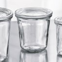 12 x Weck Sturzglas 80 ml / Glas und Deckel von Weck