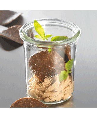 12er Pack Weck Gläser Vorspeisen Dessert Glas mit Deckel 160ml Höhe 8,5cm Einmachglas Einkochglas von Weck