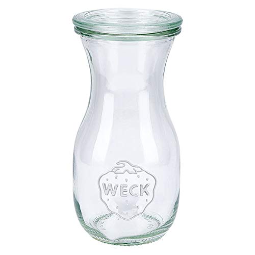 18x WECK-Saftflasche 290ml mit Deckel von Weck