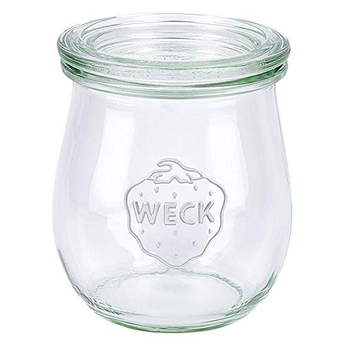 6x WECK-Mini-Tulpenglas 220ml mit Deckel von Weck