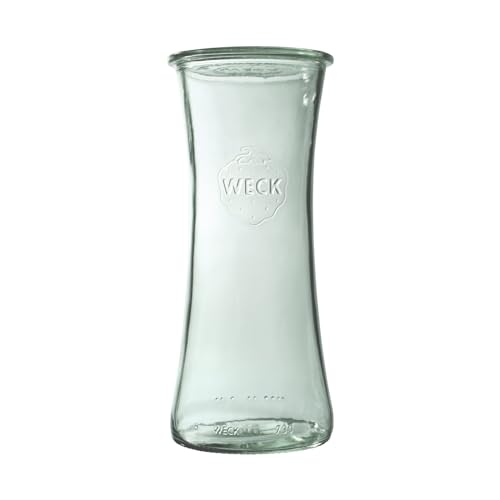 Weck Deli-Glas 700 ml 6 Stück | Zum Einmachen von Konserven, Säften, luftdichtes Aufbewahren von trockenen Zutaten von Weck