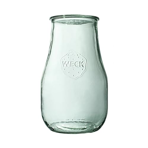 Weck Gläser Tulpe 2700 ml 4 Stück | Zur Konservierung von Konfitüren, Säften, luftdichten Aufbewahrung von trockenen Zutaten von Weck