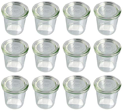 Weck - Glas in Mini-Sturz-Form hoch mit Deckel 140 ml - 12-teilig/1St Weck - Glas in Mini-Sturz-Form hoch mit Deckel 140 ml - 12-teilig/1St von Weck