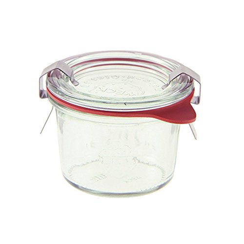 Weck Mini-Sturzglas 80 ml, ohne Ringe und Klammern, 12 stücke von Weck