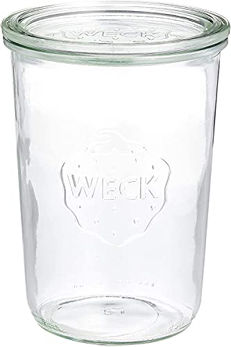 Weck rund Rand Form Jar, glas, durchsichtig, 850 ml von Weck