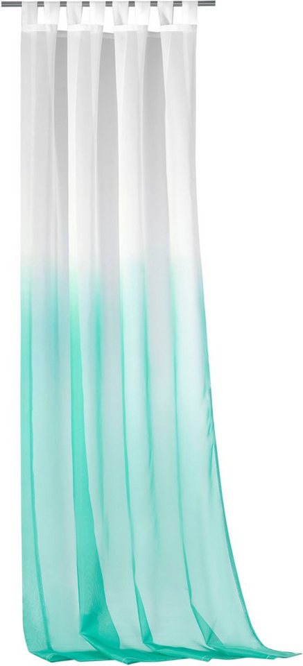 Vorhang Maischa, Weckbrodt, Schlaufen (1 St), transparent, Voile, transparent mit Farbverlauf von Weckbrodt
