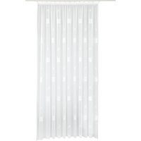 Weckbrodt Gardine "Alexa" Smokband 1 Stk. tlg. Jacquard, strukturiert,halbtransparent, Allover,Motiv, nach Maß, Store von Weckbrodt